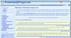 Desktop Screenshot of extensions.frieger.com